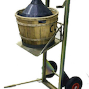 Carrello alza-damigiane con ruote piene
