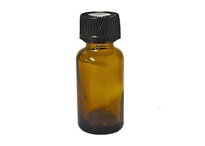 Flacone vetro scuro - 10 cc con tappo