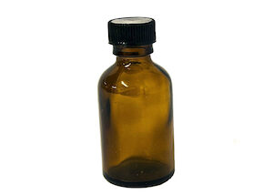 Flaconi in vetro scuro con tappo a vite in plastica - 50 cc (18 pz)