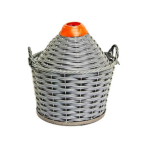 Cesta per damigiana in filo plastica 15/17 L.