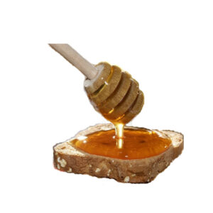 Dispensatore per miele in legno - 15 cm
