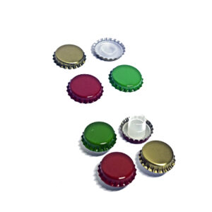 Tappi a corona d. 26 color oro (200 pz.)