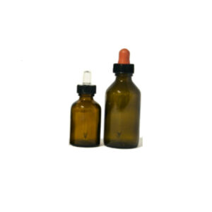 Vaso in vetro scuro - 10 cc con contagocce